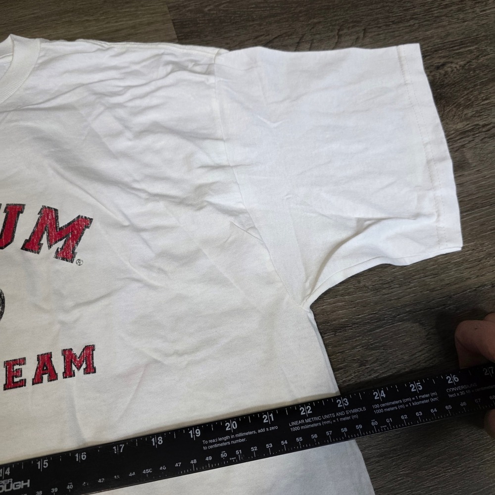 Delta Mens XL T-Shirt‎ White Redrum XXX Drinking Team Graphic Short Sleeve Tee - Picture 3 of 6